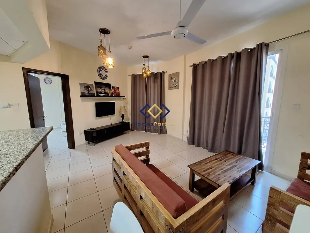 Furnished Apartment for Sale in International City | Balcony