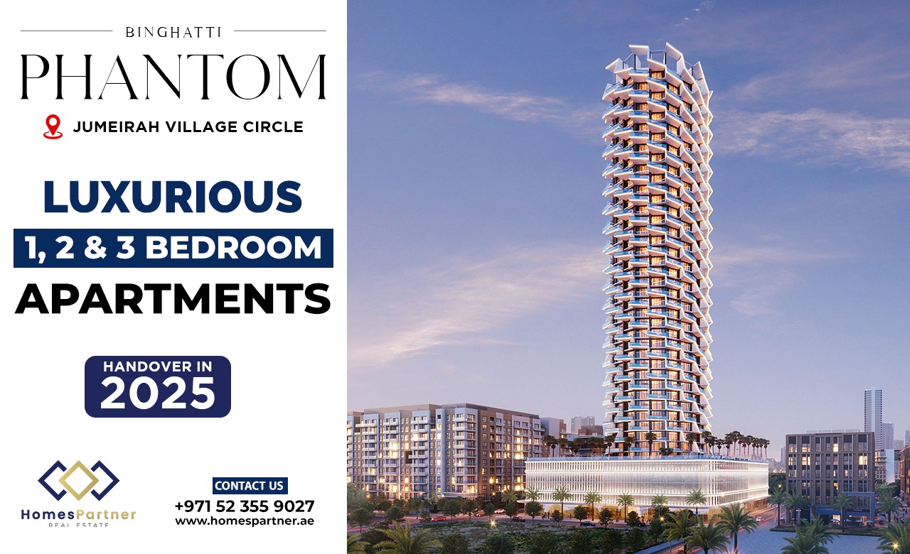 Binghatti Phantom Apartments at JVC (Jumeirah Village Circle)