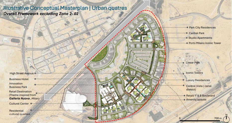 Azizi Milan located in Dubai land City