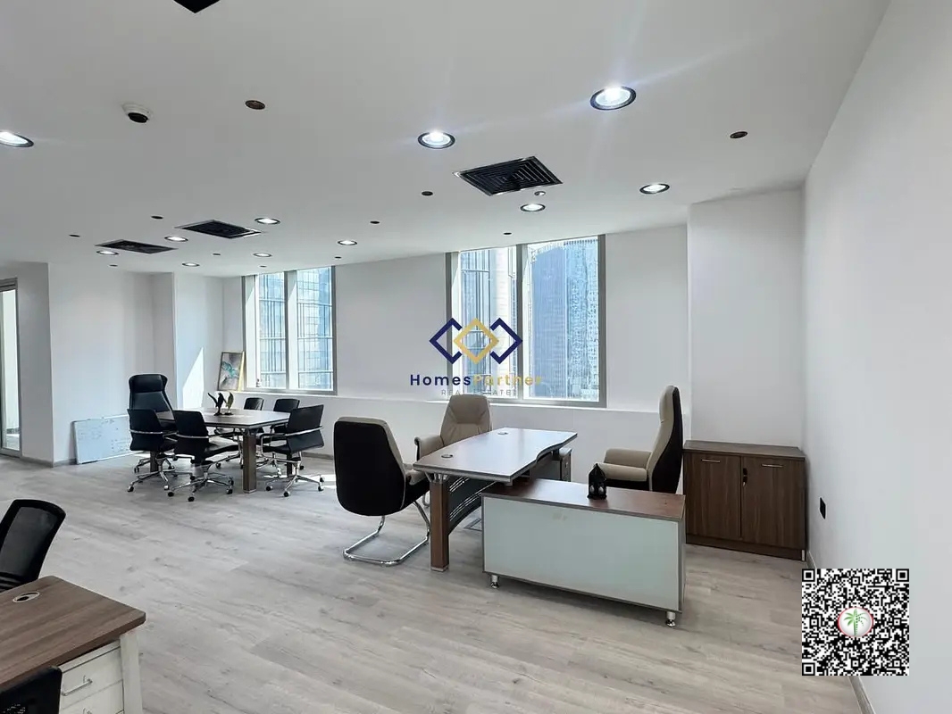 Fitted office with Balcony | Furnished