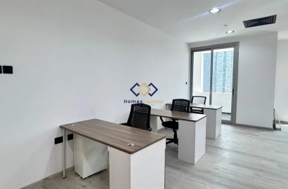 Fitted office with Balcony | Furnished