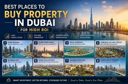 Best Places to Buy Property in Dubai for High ROI