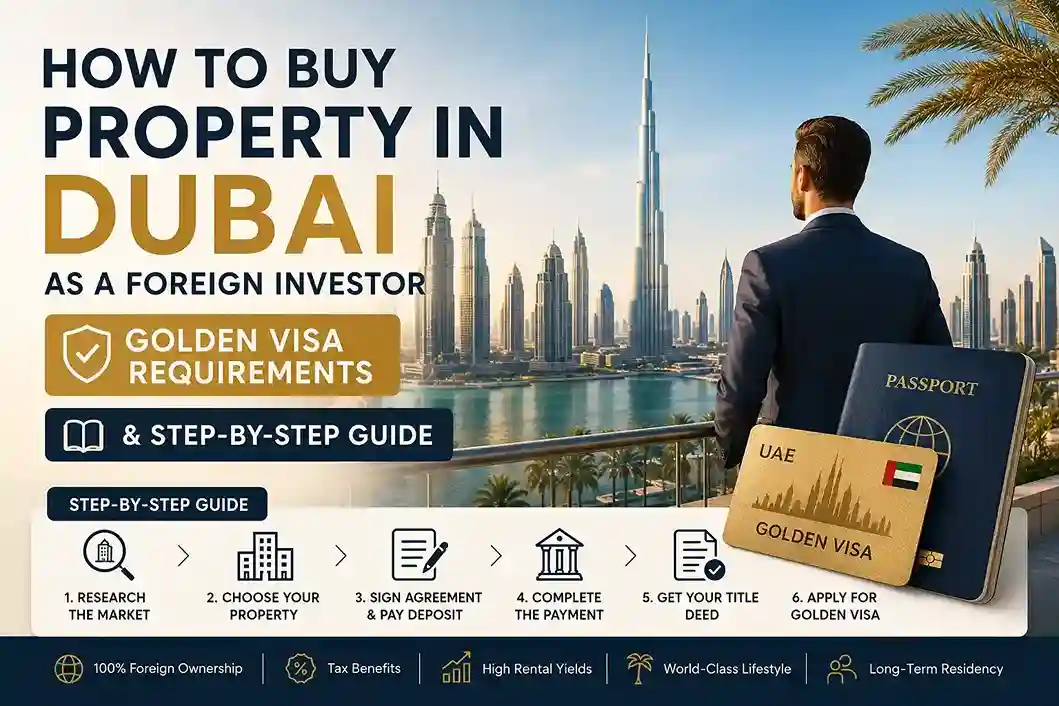 How to Buy Property in Dubai as a Foreign Investor Golden Visa Requirements & Step-by-Step Guide