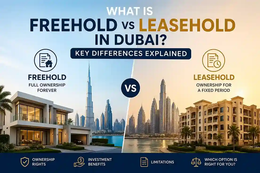 Dubai Freehold and Leasehold Property Ownership Comparison
