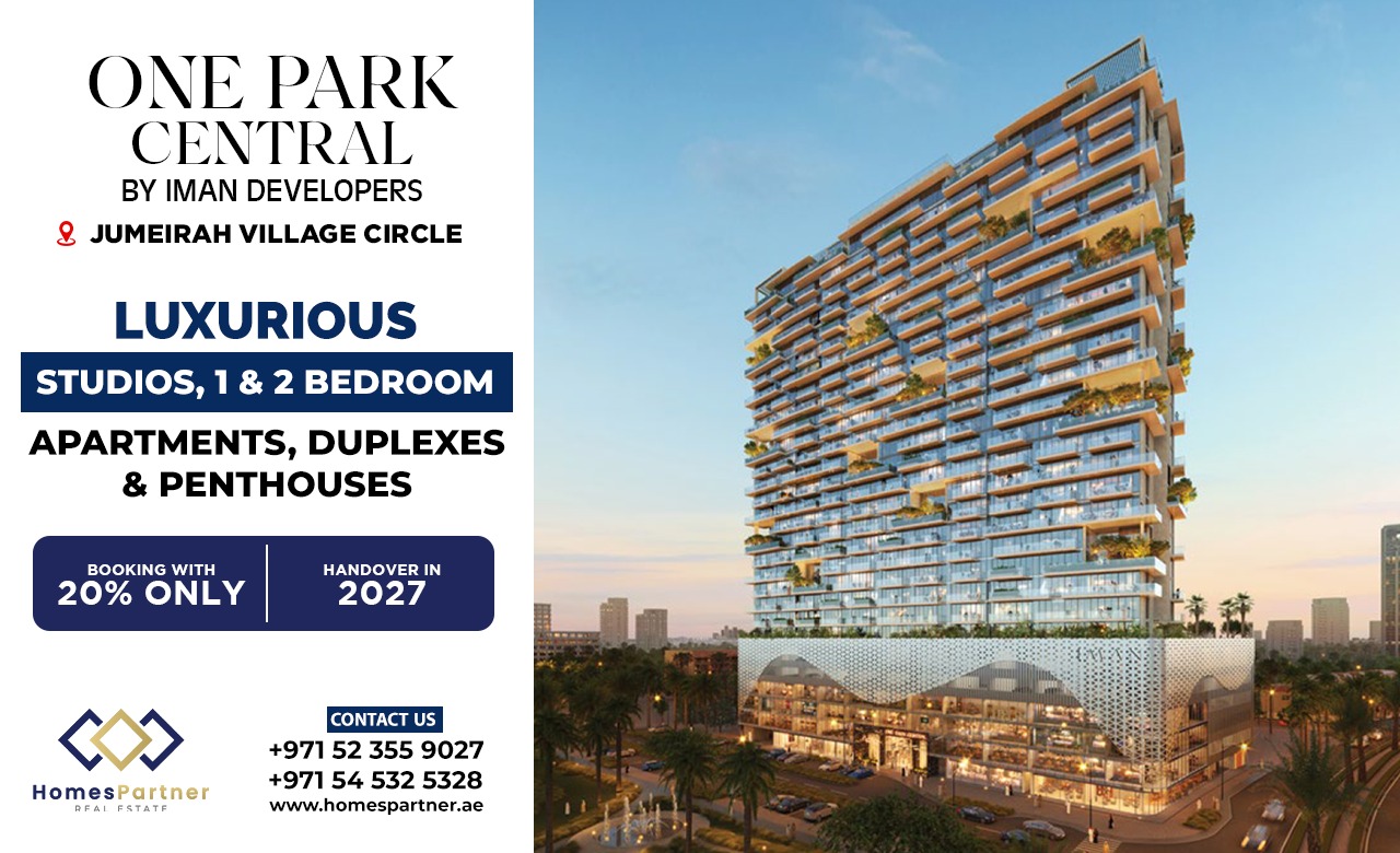 One Park Central Apartments in JVC Dubai