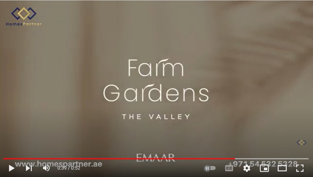 Farm Gardens at The Valley by Emaar