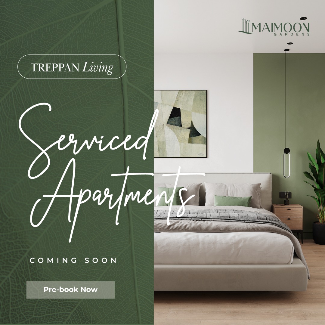 Treppan Living Serviced Apartments at Maimoon Gardens, JVC